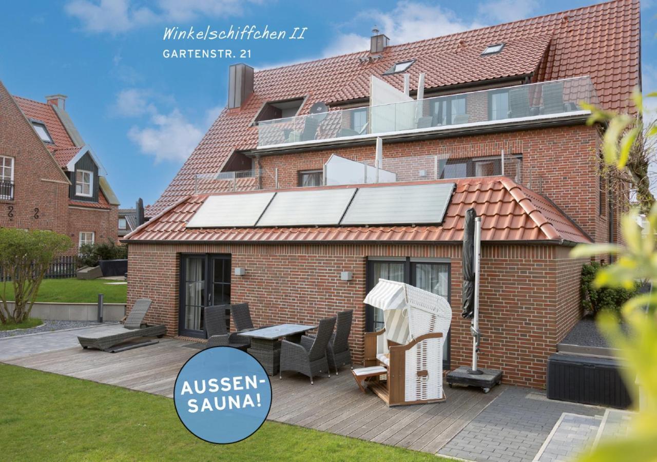 Winkelschiffchen II Mit Sauna Apartment Juist Exterior photo